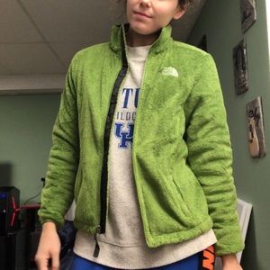 The north face green osito jacket